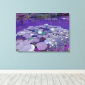 Lila Traumsee Leinwanddruck (Insitu (Holzboden))