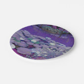 Lila Traumsee Pappteller (Schrägansicht)
