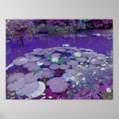 Lila Traumsee Poster (Vorne)