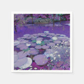Lila Traumsee Serviette (Vorderseite)