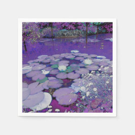Lila Traumsee Serviette