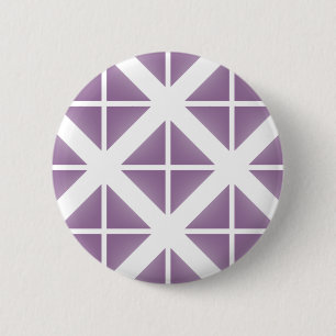 Lila Trenddreieck-Muster Button