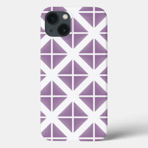 Lila Trenddreieck-Muster Case-Mate iPhone Hülle