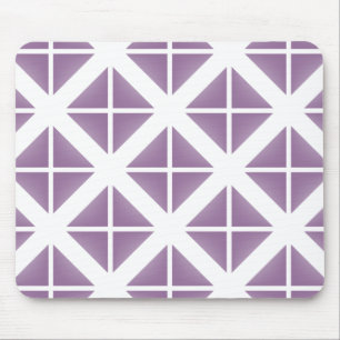 Lila Trenddreieck-Muster Mousepad