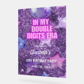 Lila Trendsetter in meiner zweistelligen Ära zum G Acrylschild (Winkel)