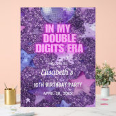 Lila Trendsetter in meiner zweistelligen Ära zum G Acrylschild (Hochzeit)