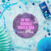 Lila Trendsetter in meiner zweistelligen Ära zum G Pappteller (Party)