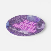 Lila Trendsetter in meiner zweistelligen Ära zum G Pappteller (Schrägansicht)