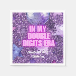 Lila Trendsetter in meiner zweistelligen Ära zum G Serviette