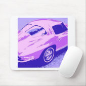 Lila Trennfenster Mousepad (Mit Mouse)