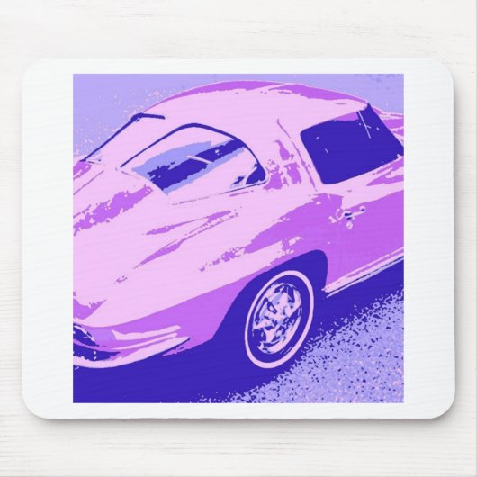 Lila Trennfenster Mousepad (Vorne)