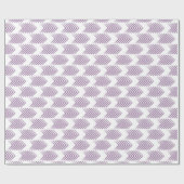 Lila Tribal Arrow-Muster Geschenkpapier (Flach)
