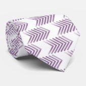 Lila Tribal Arrow-Muster Krawatte (Gerollt)