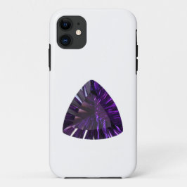 Lila Trillion Amethyst Gemstone Case-Mate iPhone Hülle