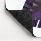 Lila Trillion Amethyst Gemstone Mousepad (Ecke)