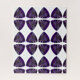 Lila Trillion Amethyst Gemstone Puzzle