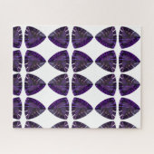 Lila Trillion Amethyst Gemstone Puzzle (Horizontal)
