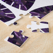 Lila Trillion Amethyst Gemstone Puzzle (Seite)