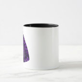 Lila Trillion Amethyst Gemstone Tasse (Zentrum)