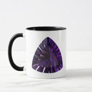 Lila Trillion Amethyst Gemstone Tasse