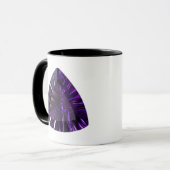 Lila Trillion Amethyst Gemstone Tasse (Vorderseite Links)