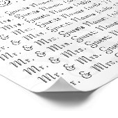 Lila Trimmstrümpfe für Black Damsk Poster (Ecke)