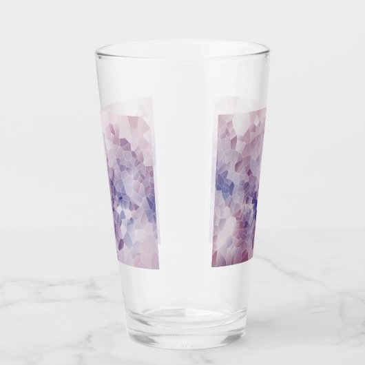 Lila Trinkglas Glas (Rechts)