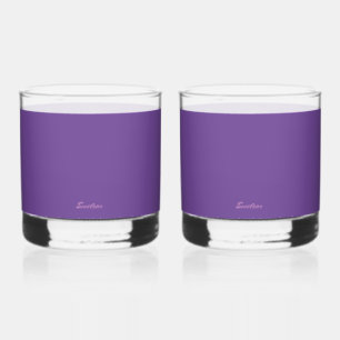 LILA TRINKGLAS WHISKYGLAS