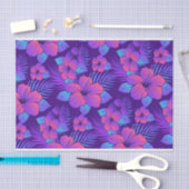 Lila tropische Blume Seidenpapier (Handwerk)