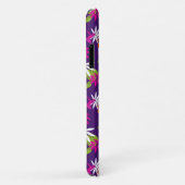 Lila tropischer Hummingvogel Gemustert Case-Mate iPhone Hülle (Hinten/Rechts)