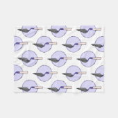 Lila Trowel - das Werkzeug-Ausrüstung des Fleecedecke (Vorderseite (Horizontal))