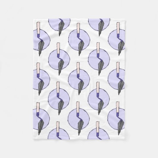 Lila Trowel - das Werkzeug-Ausrüstung des Fleecedecke (Vorderseite)