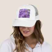 Lila Truckerkappe (Beispiel)
