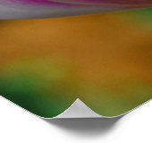 Lila Tulip Art Poster (Ecke)