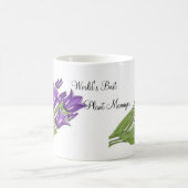 Lila Tulip Bouquet Kaffeetasse (Mittel)