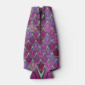 Lila Tulip-Feld Flaschenkühler (Rückseite)