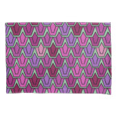 Lila Tulip-Feld Kissenbezug (Vorderseite)