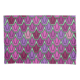 Lila Tulip-Feld Kissenbezug