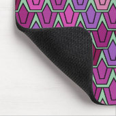 Lila Tulip-Feld Mousepad (Ecke)