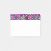 Lila Tulip-Feld Post-it Klebezettel (Vorderseite)