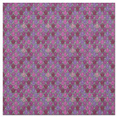 Lila Tulip-Feld Stoff (Muster)
