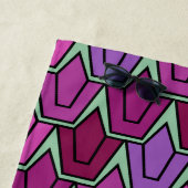 Lila Tulip-Feld Strandtuch (Beispiel)