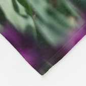 Lila Tulip Fleecedecke (Ecke)