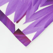 Lila Tulip Fleecedecke (Ecke)