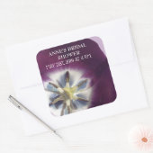 Lila Tulip Foto Sticker Brautparty (Umschlag)