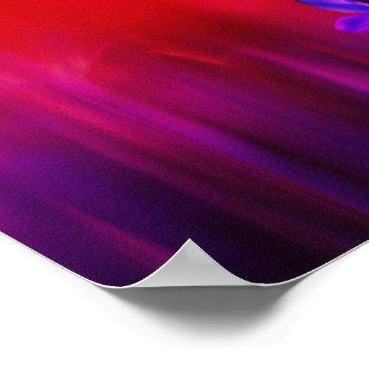 Lila Tulip Haze Poster