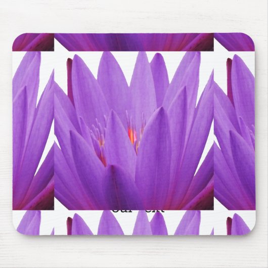 Lila Tulip Mousepad (Vorne)