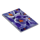 Lila Tulip-Notebook Notizblock (Rechte Seite)