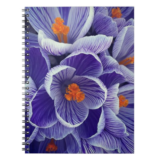 Lila Tulip-Notebook Notizblock (Vorderseite)