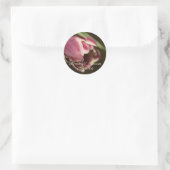 Lila Tulip Save the Date Aufkleber (Tasche)